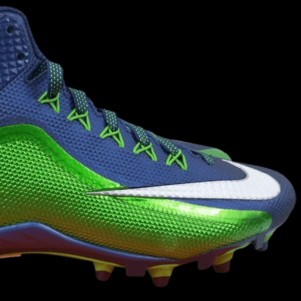 NEW Men's Nike Alpha Pro 'Seattle Seahawks' Cleats